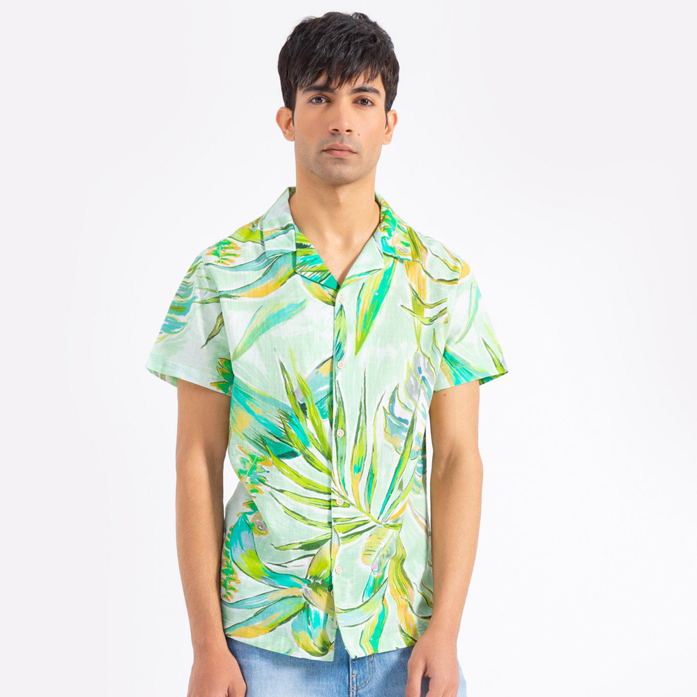 Custom Print Mens Hawaiian Resort Shirts