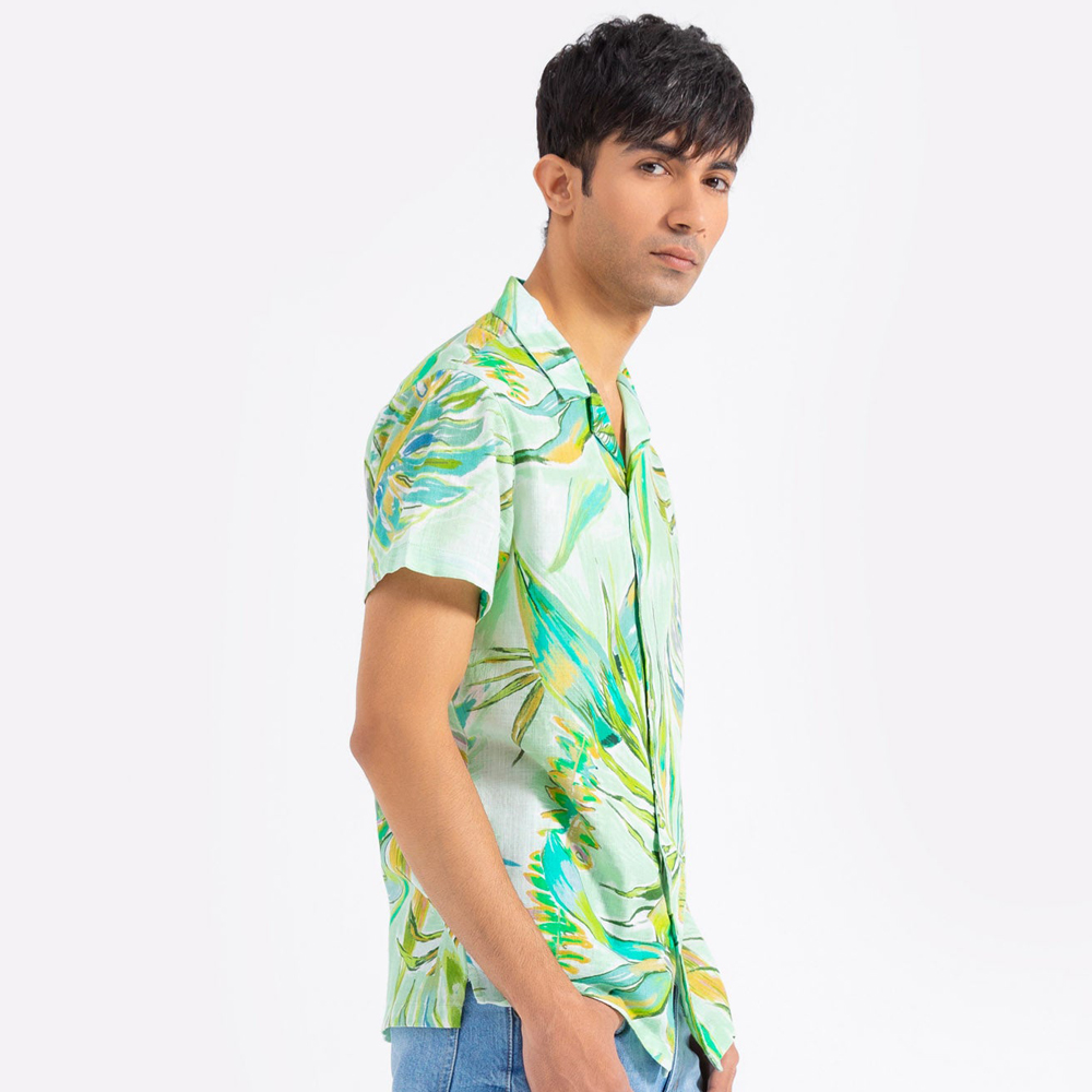 Custom Print Mens Hawaiian Resort Shirts