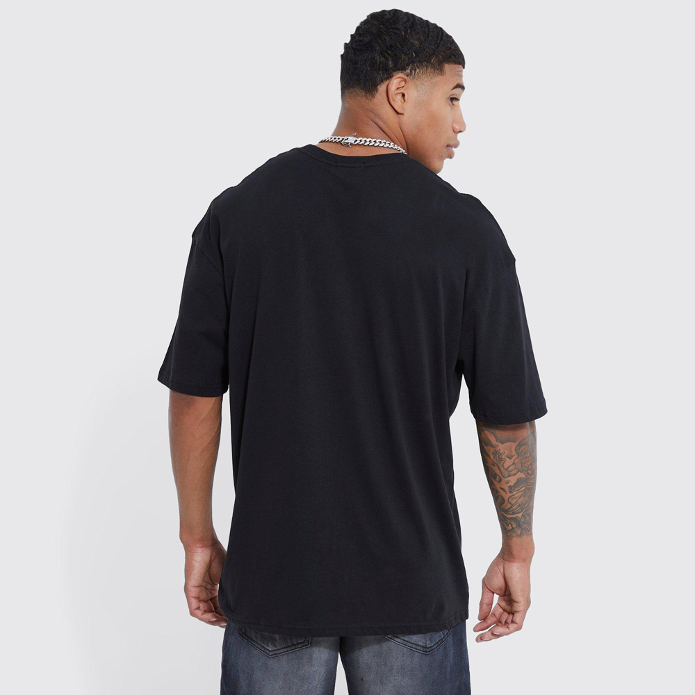 Oversized Marble Heart Graphic T-shirt - Image 2